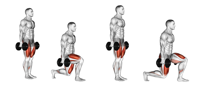  walking lunge