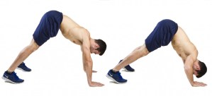evde fitness programı omuz şınavı